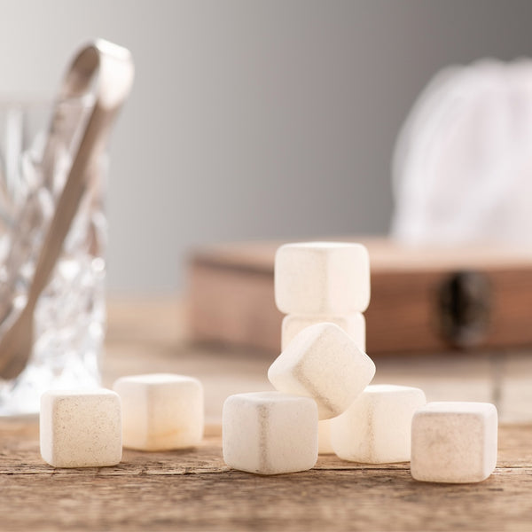 Belleek Galway Crystal Cooling Stones Gift Set - White Jade