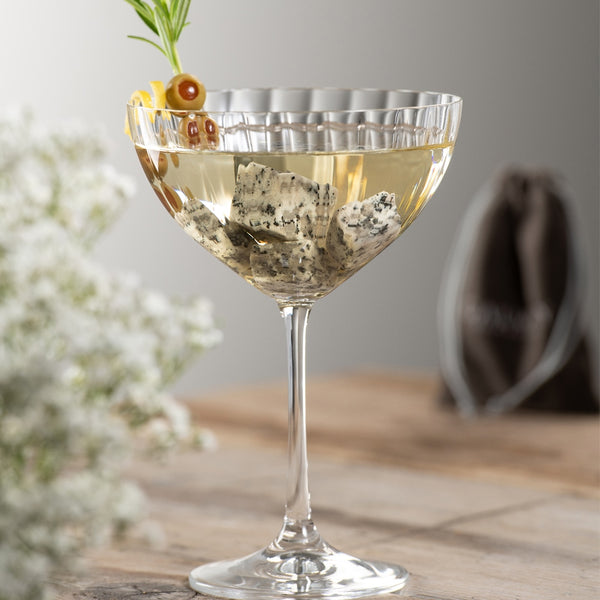 Belleek Galway Crystal Cooling Stones Set Of 4 - White/Grey Granite