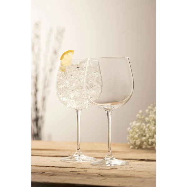 Belleek Galway Crystal Elegance Gin And Tonic Glass Pair