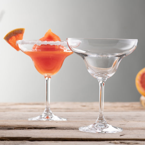Belleek Galway Crystal Elegance Margarita/Cocktail Pair