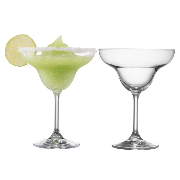 Belleek Galway Crystal Elegance Margarita/Cocktail Pair