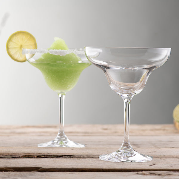 Belleek Galway Crystal Elegance Margarita/Cocktail Pair