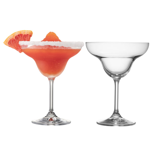 belleek Galway Crystal Elegance Margarita/Cocktail Pair