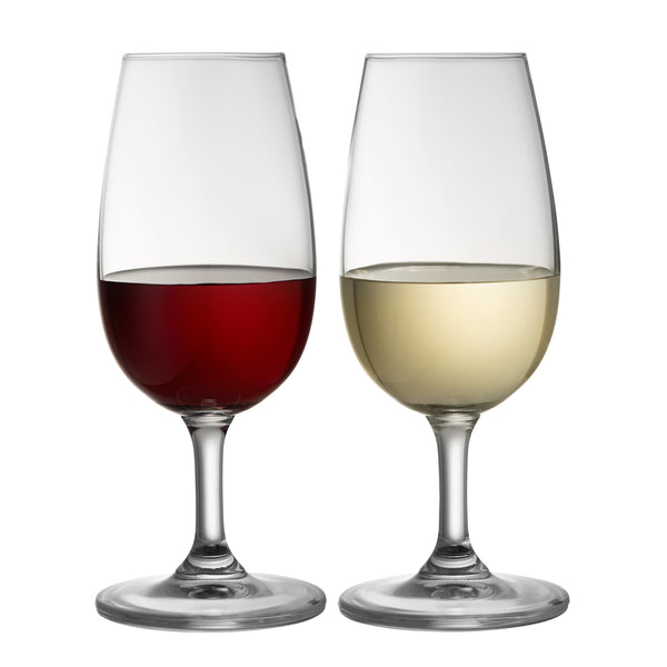 belleek Galway Crystal Elegance Stemmed Tasting Glass Pair