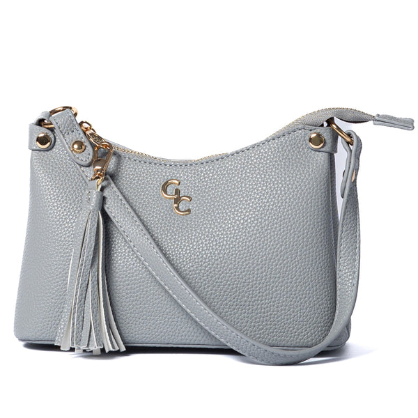 belleek Galway Crystal Fashion Mini Shoulder Bag Cloud Grey