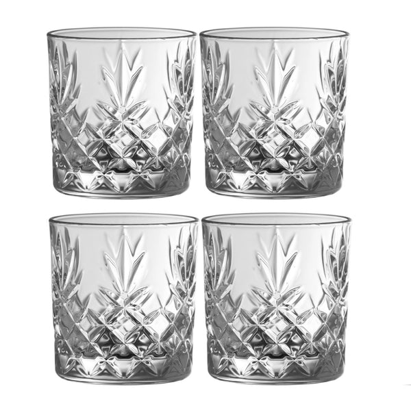 belleek Galway Crystal Renmore DOF/Whiskey Set of 4