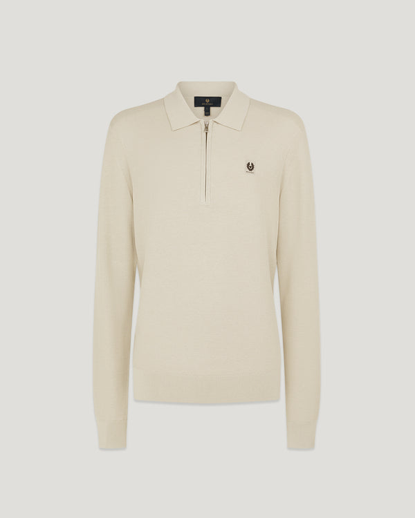belstaff drift knitted polo