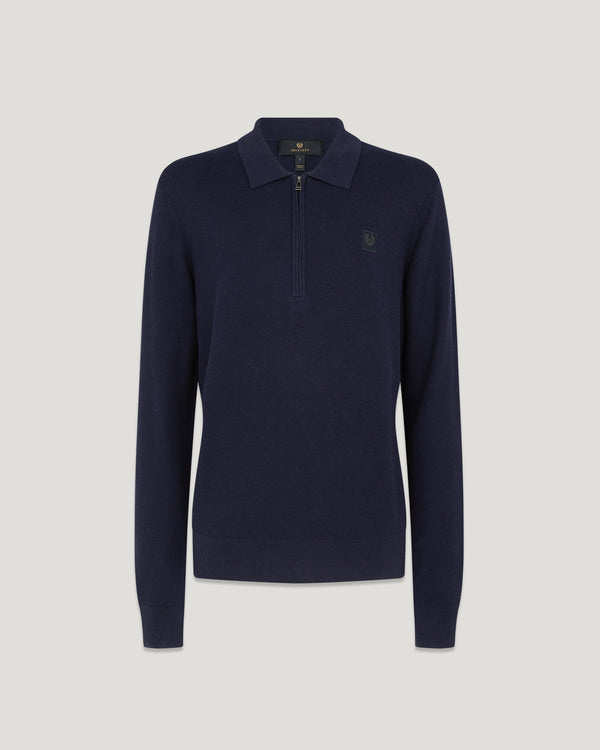 belstaff drift knitted polo