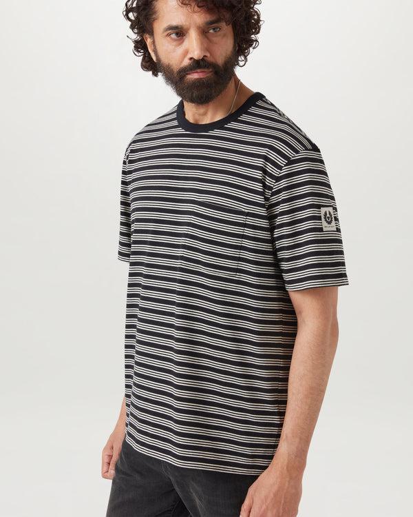 Belstaff Drum T-shirt- Rail Stripe
