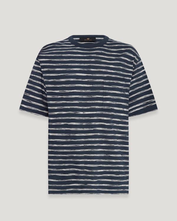 belstaff drum t-shirt- surfline stripe