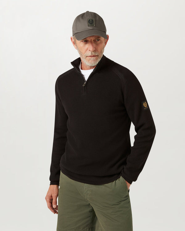 Belstaff Guide Quarter Zip Jumper