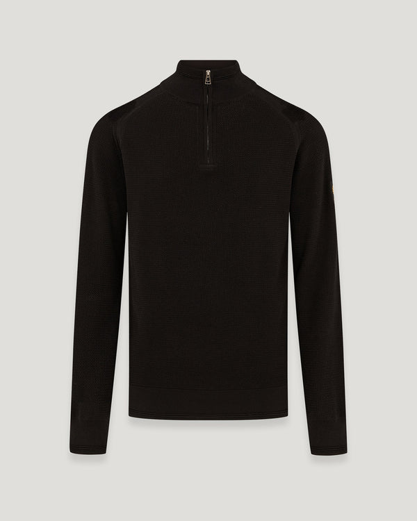 belstaff guide quarter zip jumper