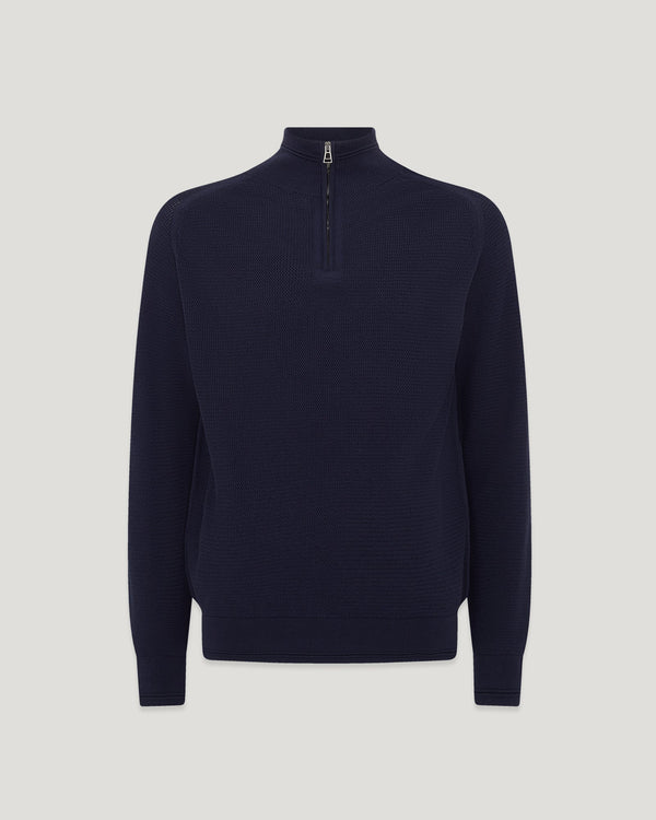 belstaff guide quarter zip jumper