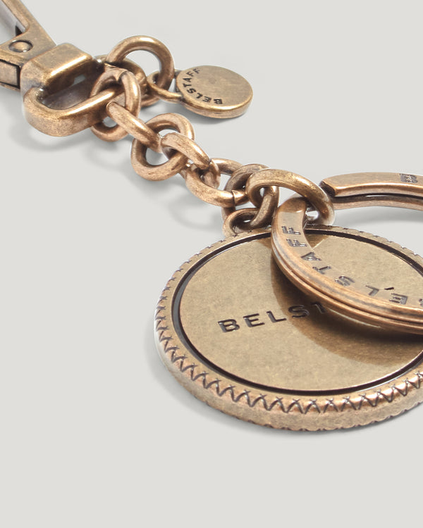 Belstaff Harding Metal Keyring