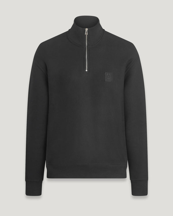 belstaff hockley quarter zip sweatshirt