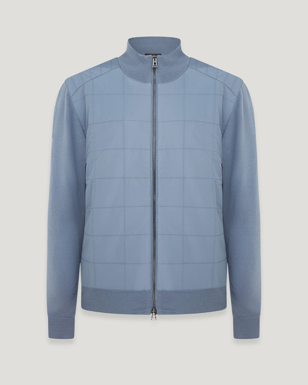 belstaff kelbrook zip cardigan