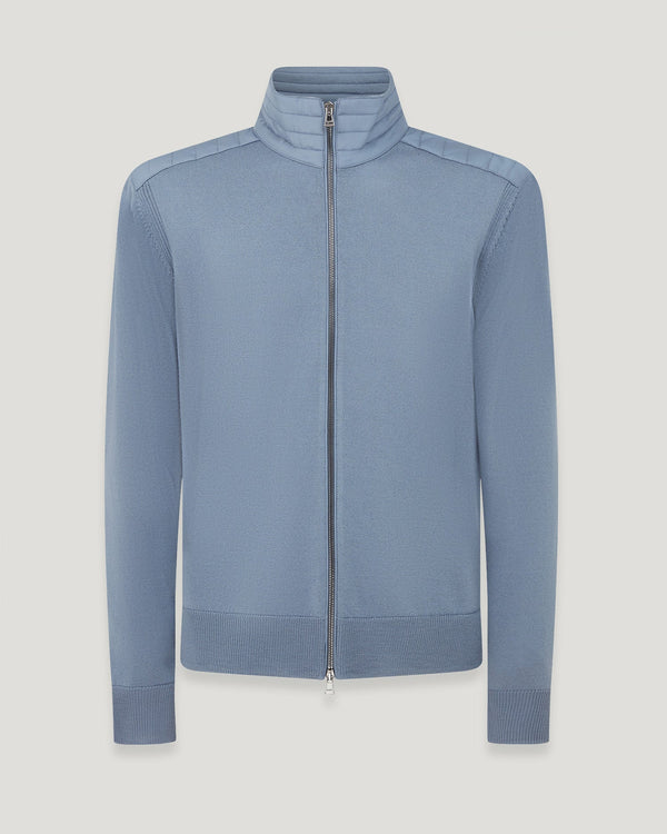 belstaff kelby zip cardigan