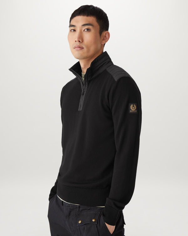Belstaff Kilmington Quarter Zip Jumper