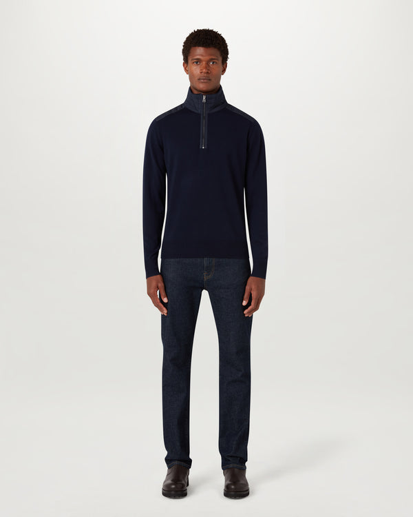 Belstaff Kilmington Quarter Zip Jumper