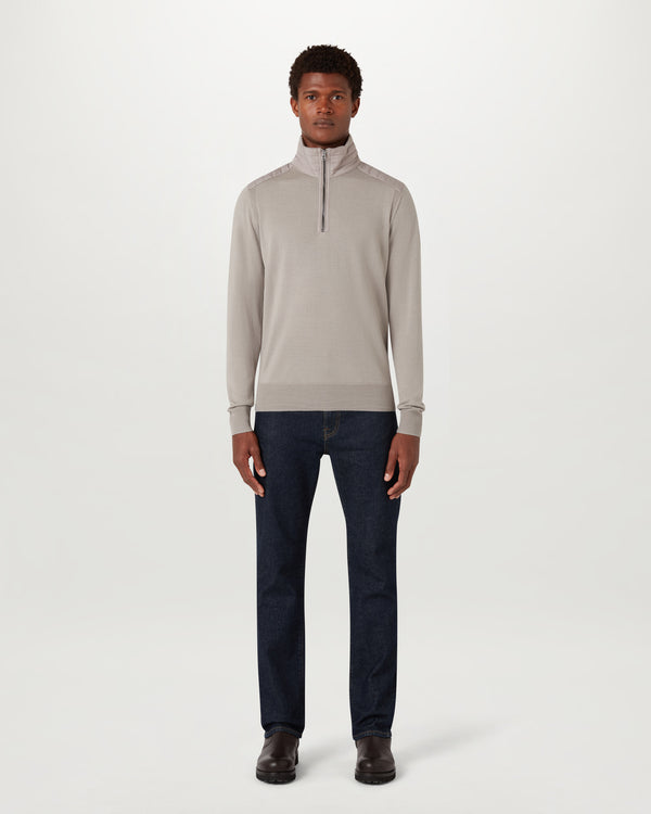 Belstaff Kilmington Quarter Zip Jumper