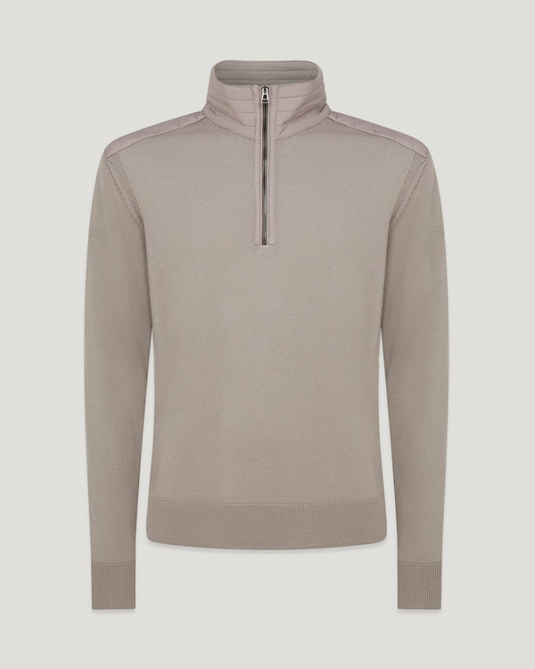 belstaff kilmington quarter zip jumper