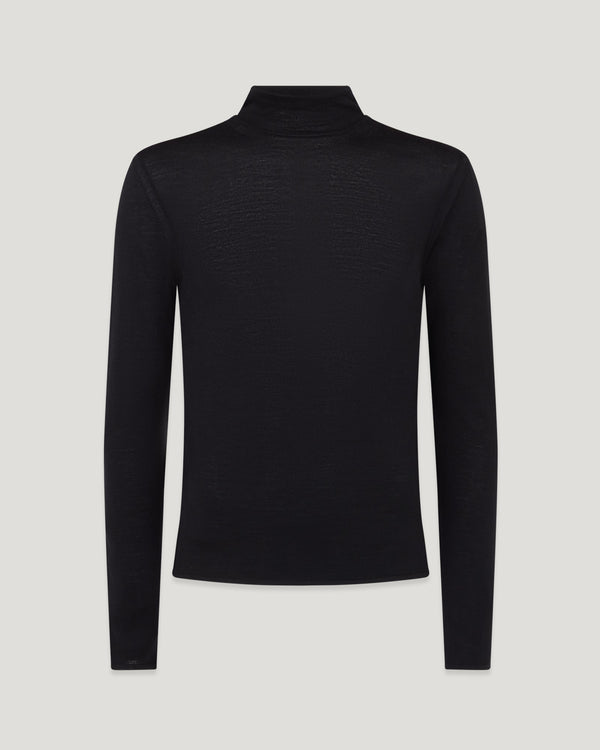 belstaff tait fitted roll neck