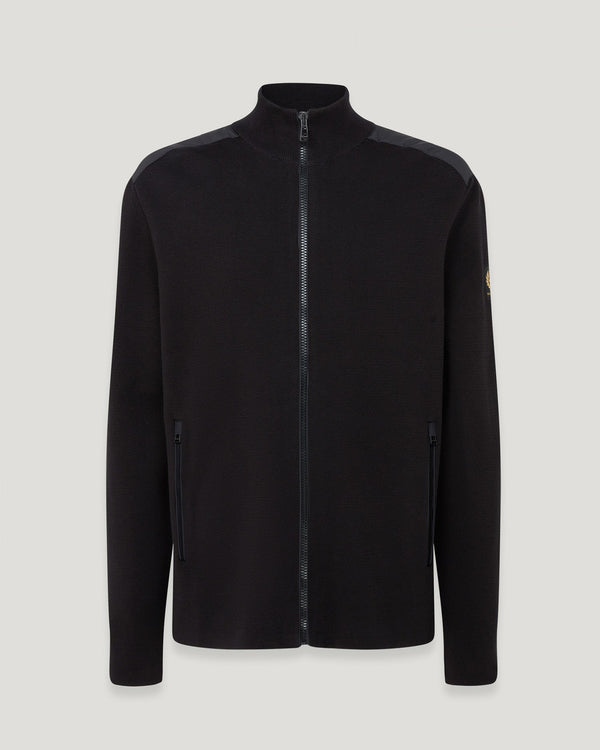 belstaff verge zip cardigan