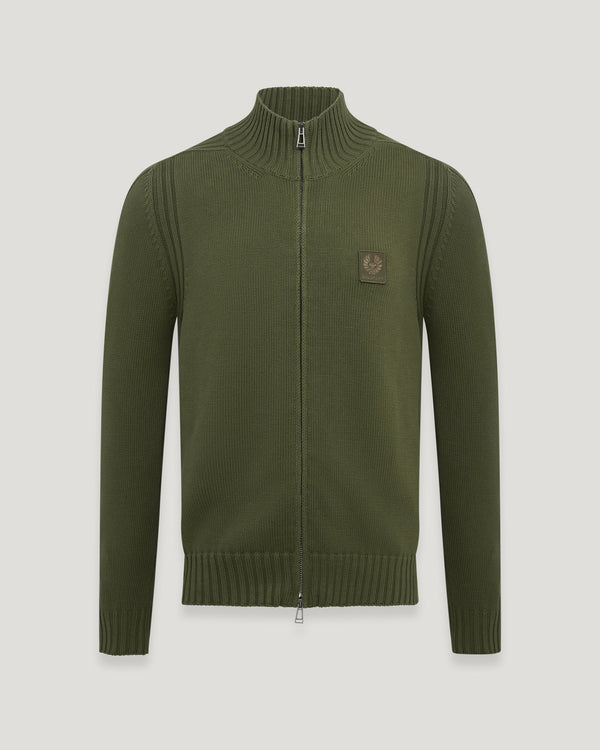 belstaff watch full zip cardigan