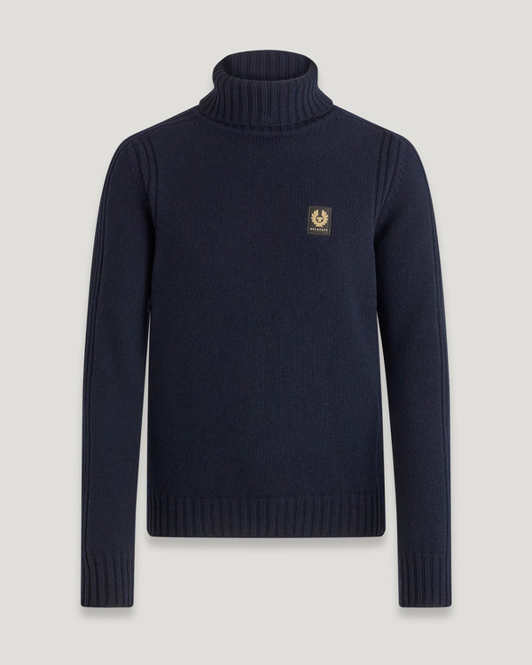 belstaff watch roll neck jumper