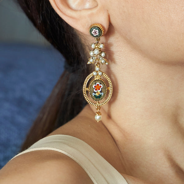 Ben Amun Agnese Earrings