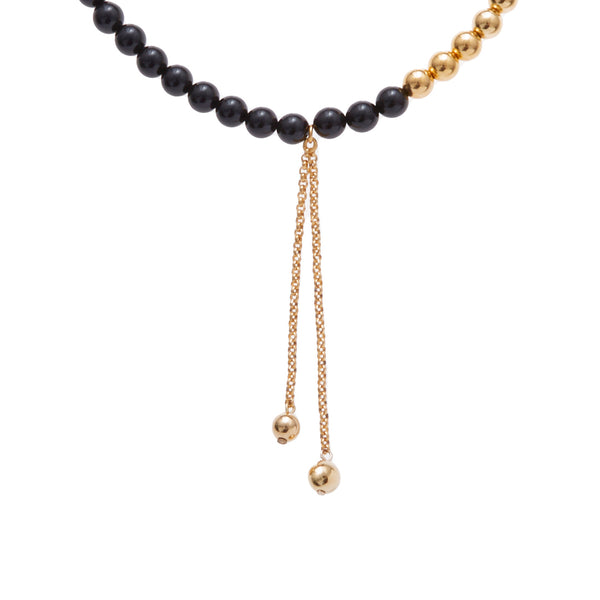 Ben Amun Black And Tan Necklace