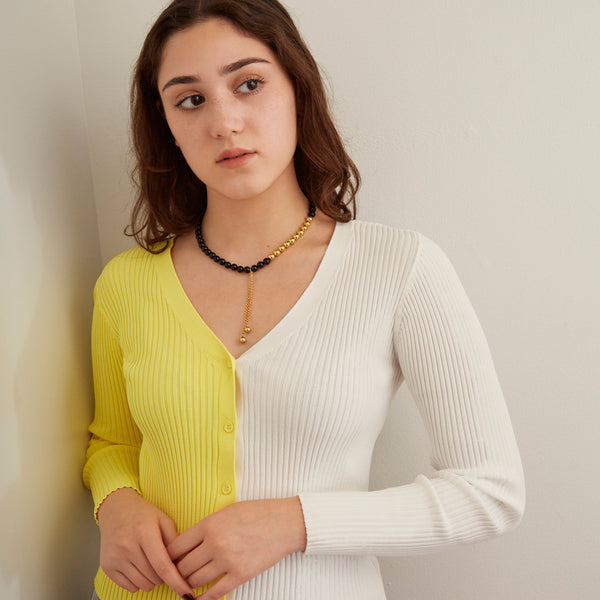 Ben Amun Black And Tan Necklace