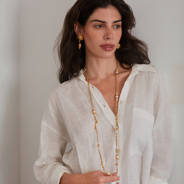 Ben Amun Coralia Earrings