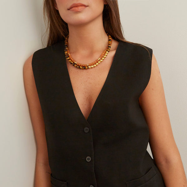 Ben Amun Irish Coffee Necklace