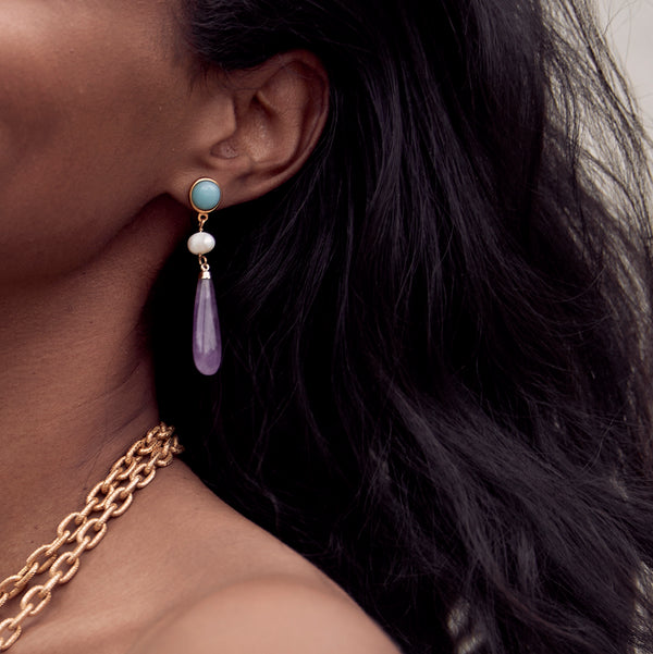 Ben Amun Milos Earrings