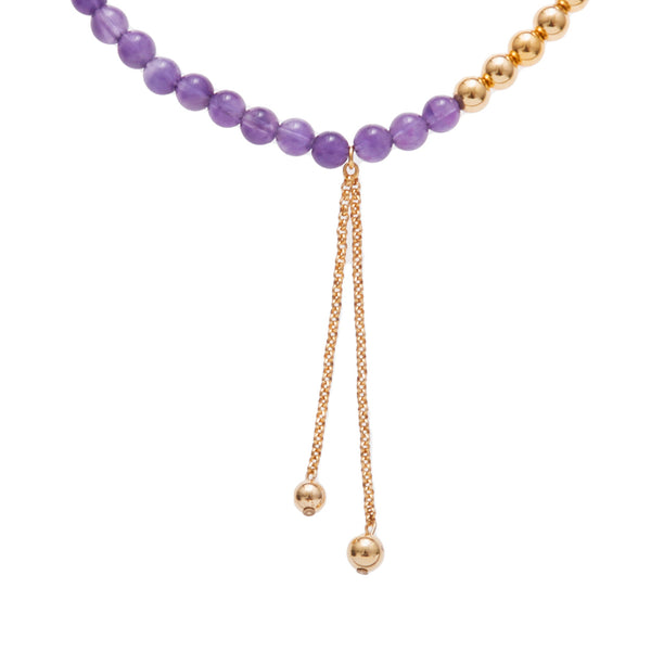 Ben Amun Purple Crown Necklace