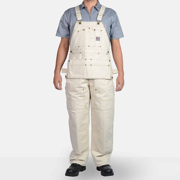 ben davis Carpenter Overalls - Natural