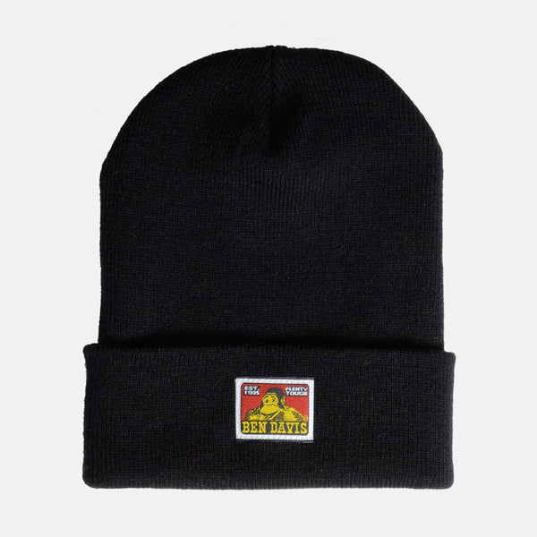 ben davis Cuffed Knit Beanie - Black