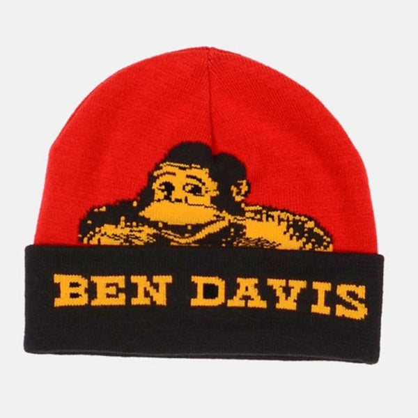 ben davis Cuffed Knit Beanie - Knit Logo