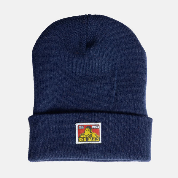 ben davis Cuffed Knit Beanie - Navy