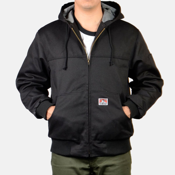 ben davis Full-Zip Hooded Jacket - Black
