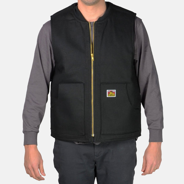 ben davis Lined Vest - Black