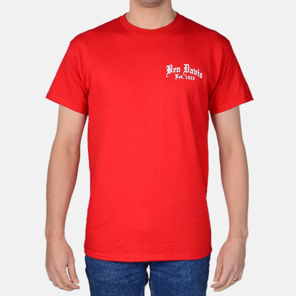 Ben Davis Paisley T-Shirt - Red