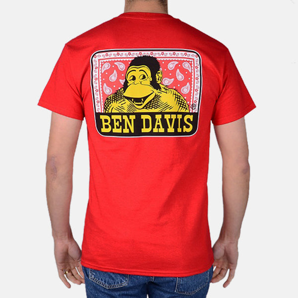 ben davis Paisley T-Shirt - Red