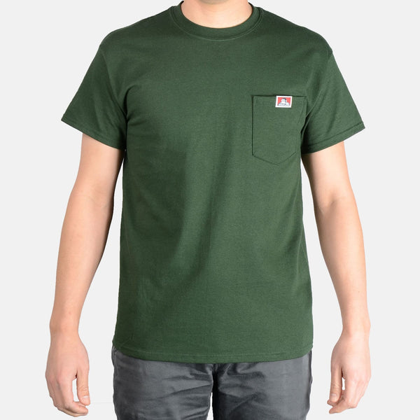 ben davis Pocket T-Shirt - Hunter Green