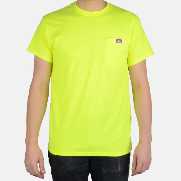 ben davis Pocket T-Shirt - Safety Green