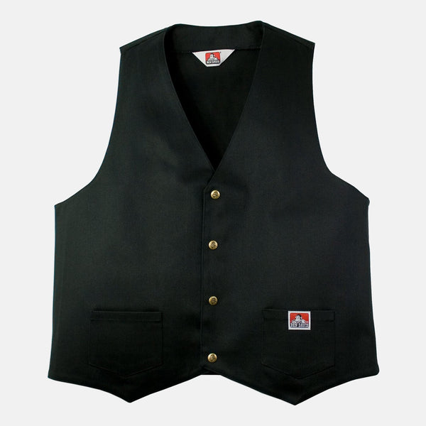ben davis Solid Vest - Black