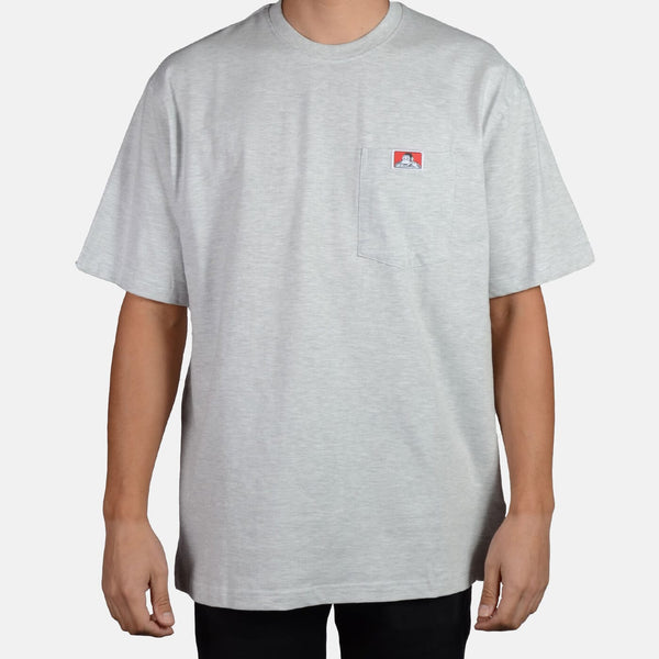 ben davis Heavy Duty Short Sleeve Pocket T-Shirt - Ash Grey