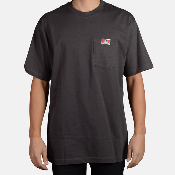 ben davis Heavy Duty Short Sleeve Pocket T-Shirt - Charcoal