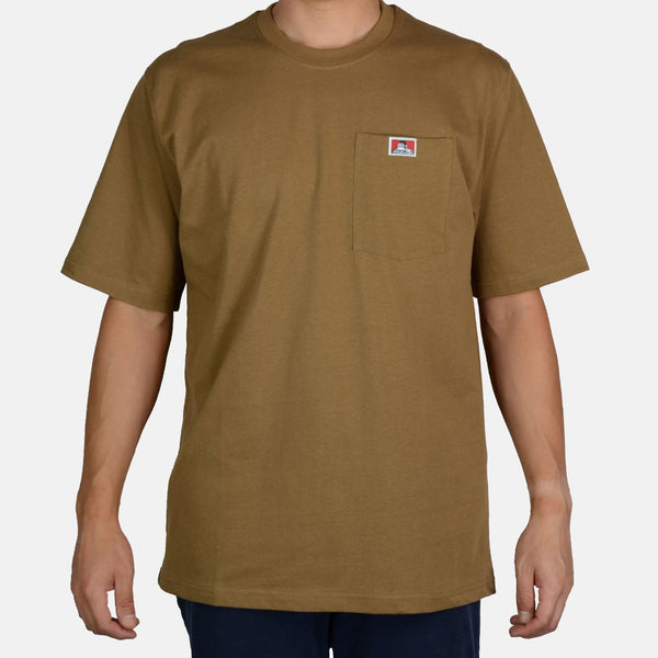 ben davis Heavy Duty Short Sleeve Pocket T-Shirt - Coyote Brown